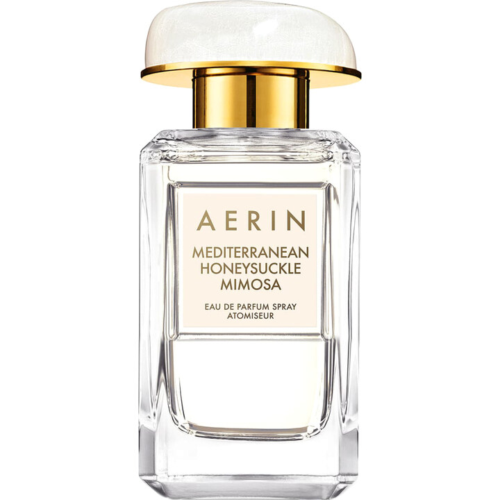 Mediterranean Honeysuckle Mimosa by Aerin perfume bottle