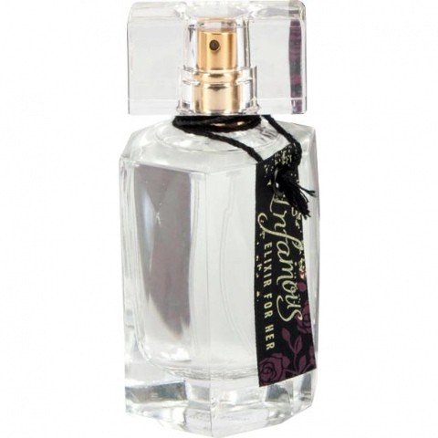 Infamous Elixir by Tilly's perfume bottle