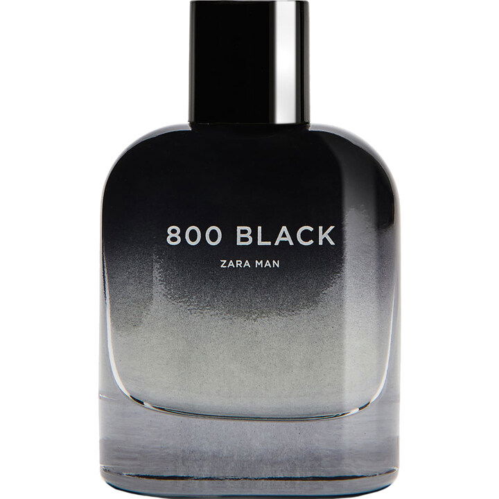 800 Black by Zara perfume bottle