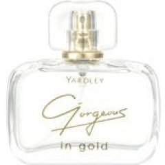 Gorgeous in Gold EDP by Yardley perfume bottle