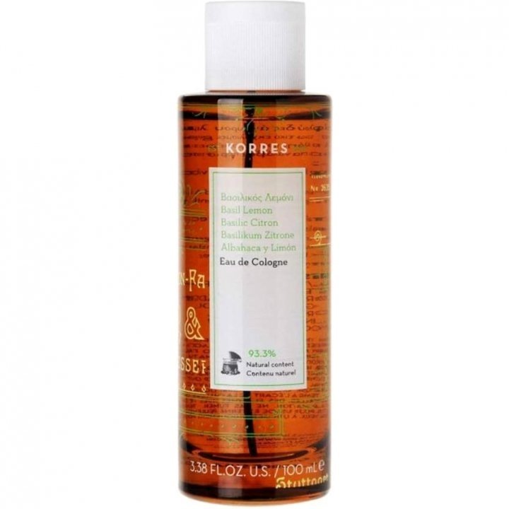 Basil Lemon (Eau de Cologne) by Korres perfume bottle
