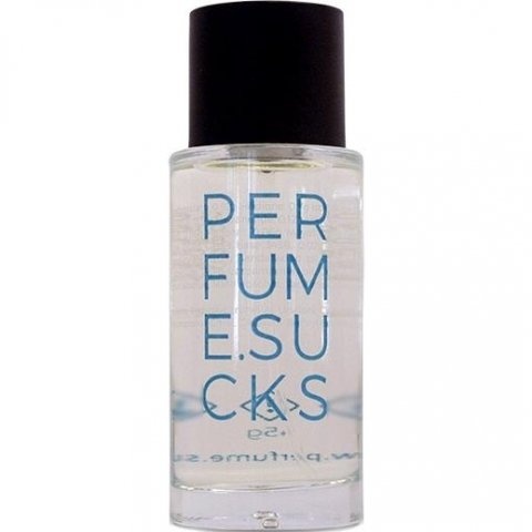 Blue by Perfume.Sucks perfume bottle