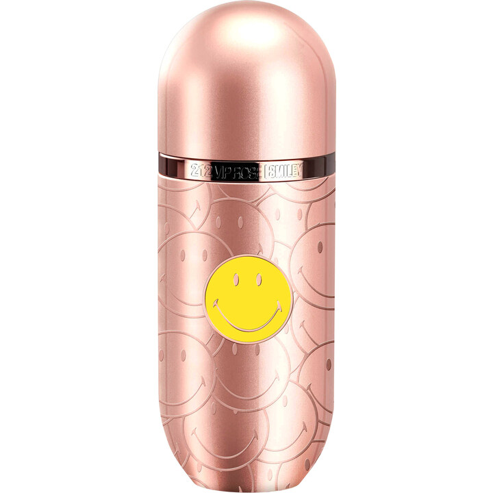 212 VIP Rosé Smiley by Carolina Herrera perfume bottle