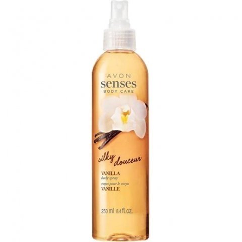 Senses - Silky Vanilla / Naturals - Vanilla by Avon perfume bottle