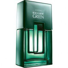 Black Suede Green by Avon perfume bottle