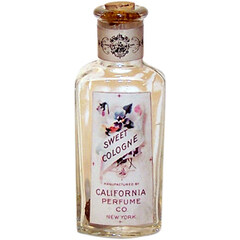 Sweet Cologne by California Perfume Company perfume bottle