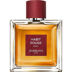 Habit Rouge Spirit by Guerlain perfume bottle