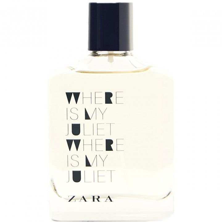 Where Is My Juliet by Zara perfume bottle