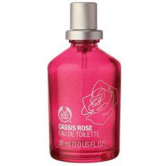 Cassis Rose by The Body Shop perfume bottle