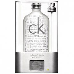 CK One We Are One Collector's Bottle by Calvin Klein perfume bottle