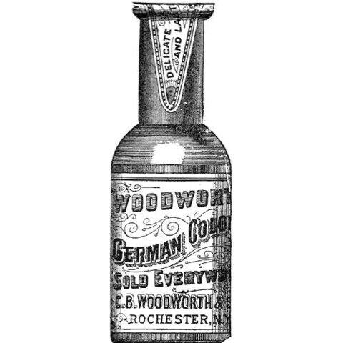 German Cologne by C. B. Woodworth & Sons Co. perfume bottle