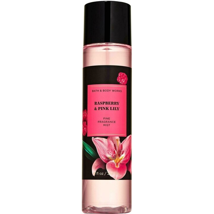 Raspberry & Pink Lily by Bath & Body Works perfume bottle
