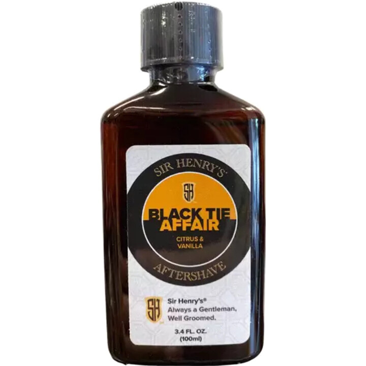 Black Tie Affair by Sir Henry's perfume bottle