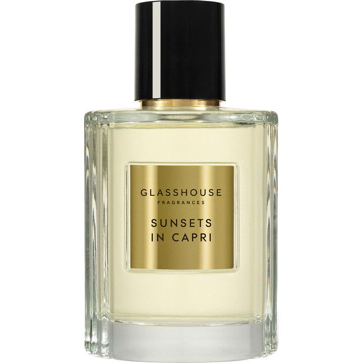 Sunsets in Capri by Glasshouse perfume bottle