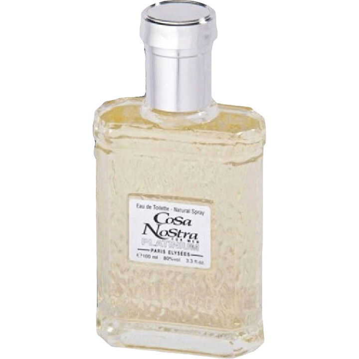 Cosa Nostra Platinum by Paris Elysees / Le Parfum by PE perfume bottle