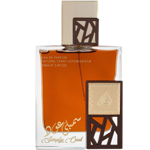 Simply Oud /سمبلي عود by Lattafa / لطافة perfume bottle