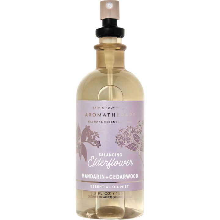 Balancing Elderflower - Mandarin + Cedarwood by Bath & Body Works perfume bottle