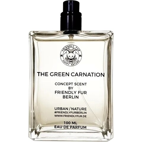 The Green Carnation EDP by Friendly Fur perfume bottle