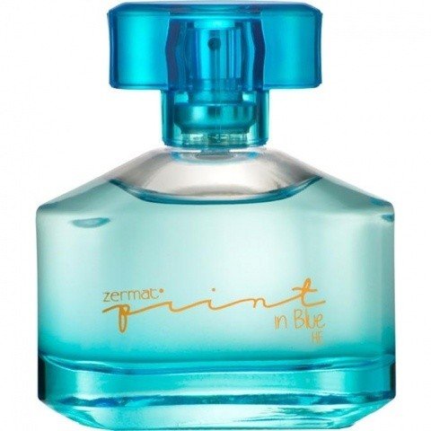 Print in Blue by Zermat perfume bottle