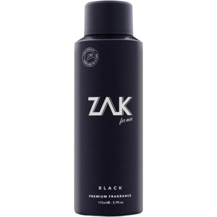 Black by ZAK perfume bottle