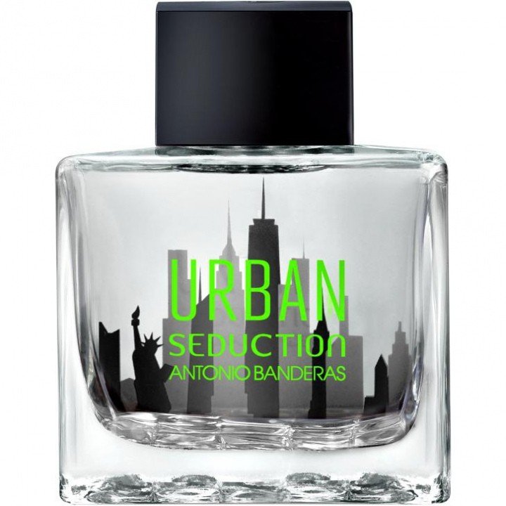 Urban Seduction in Black by Antonio Banderas perfume bottle