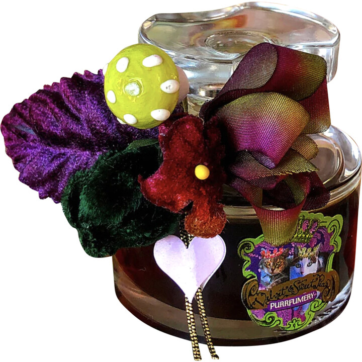 Pangolin Violette Rose EDP by Velvet & Sweet Pea's Purrfumery perfume bottle