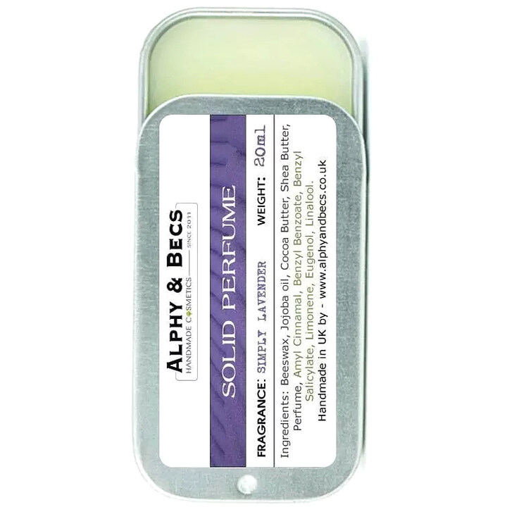 Simply Lavender by Alphy & Becs perfume bottle