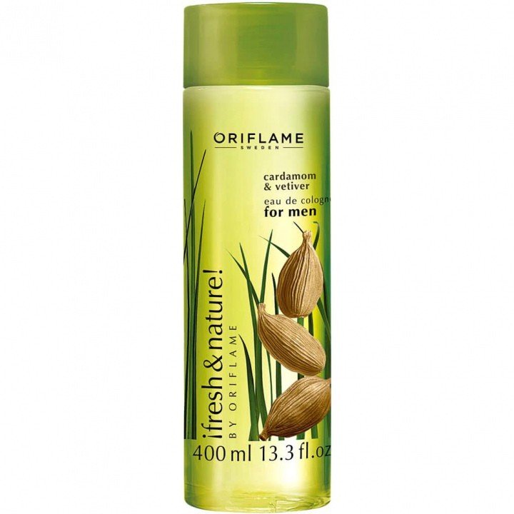 Fresh & Nature - Cardamom & Vetiver by Oriflame perfume bottle