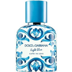 Light Blue pour Homme Capri in Love by Dolce & Gabbana perfume bottle