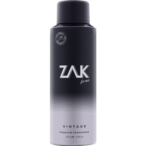 Vintage by ZAK perfume bottle