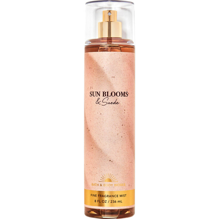Sun Blooms & Suede by Bath & Body Works perfume bottle