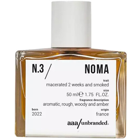 N.3/Noma by aaa/unbranded perfume bottle