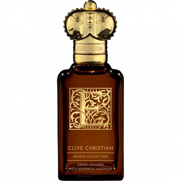 E: Green Fougere by Clive Christian perfume bottle