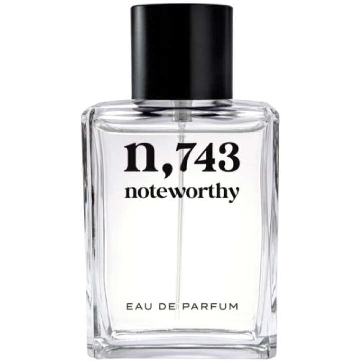 n,743 by Noteworthy perfume bottle