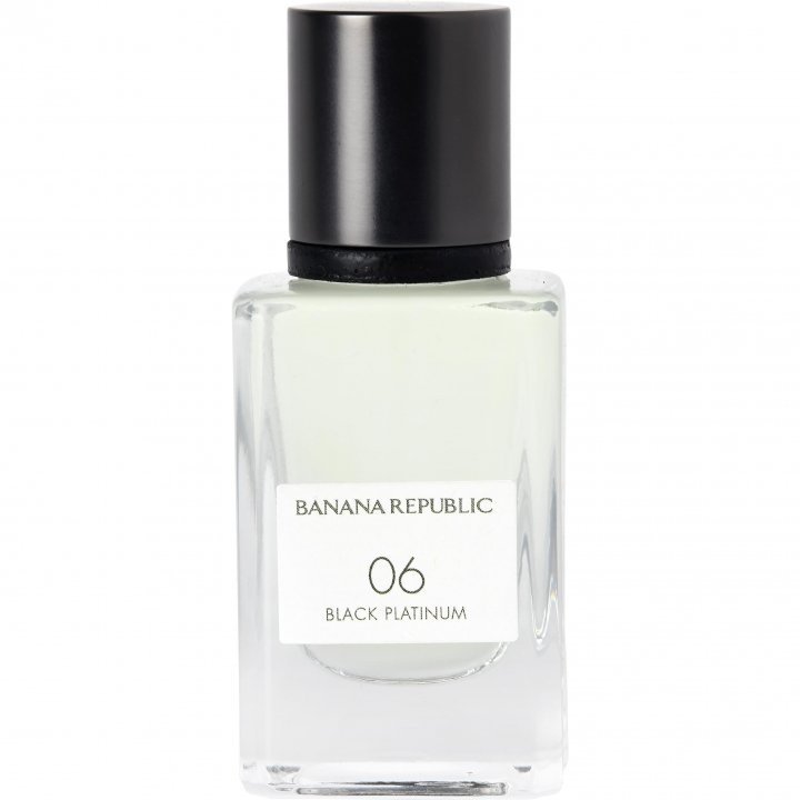 06 Black Platinum by Banana Republic perfume bottle