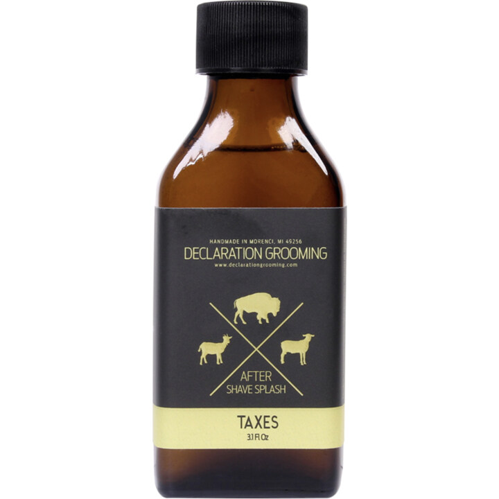 Taxes by Declaration Grooming / L&L Grooming perfume bottle