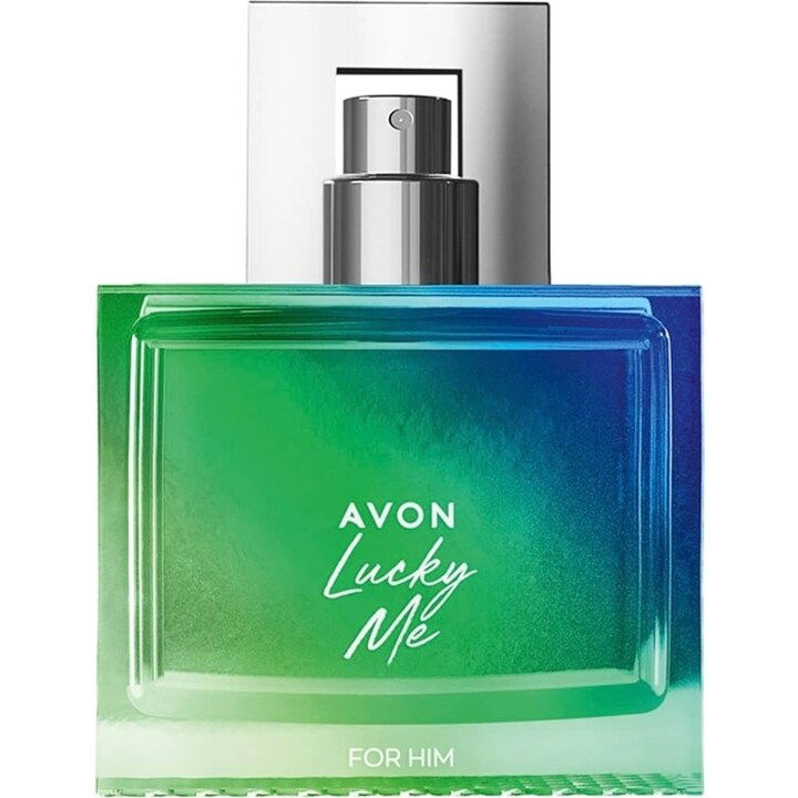 Lucky Me for Him by Avon perfume bottle