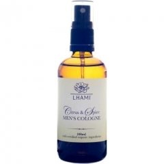 Citrus & Spice Men's Cologne by Lhami perfume bottle