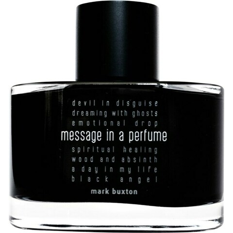 Message in a Perfume / Message in a Bottle by Mark Buxton Perfumes perfume bottle