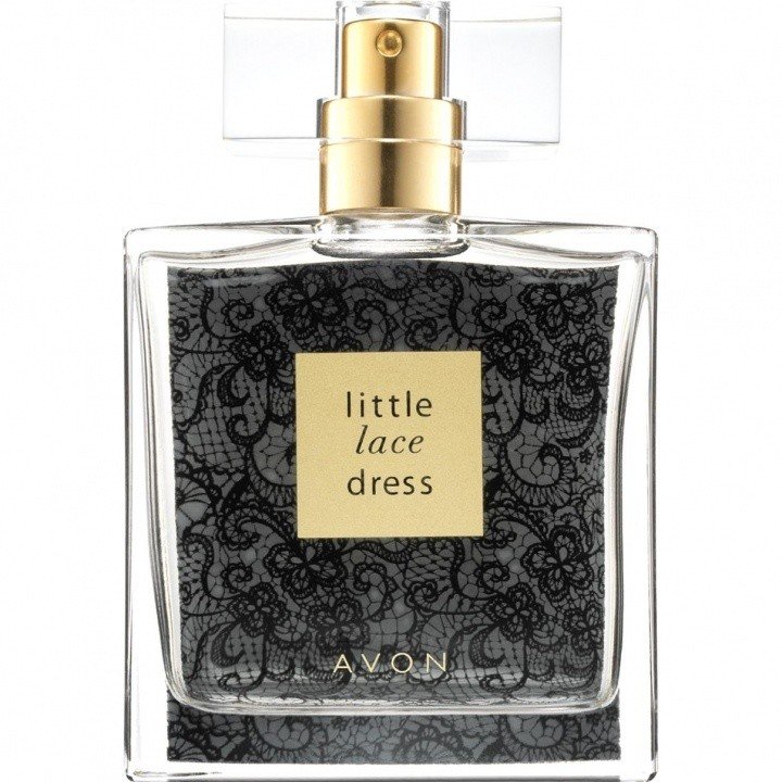 Little Lace Dress by Avon perfume bottle