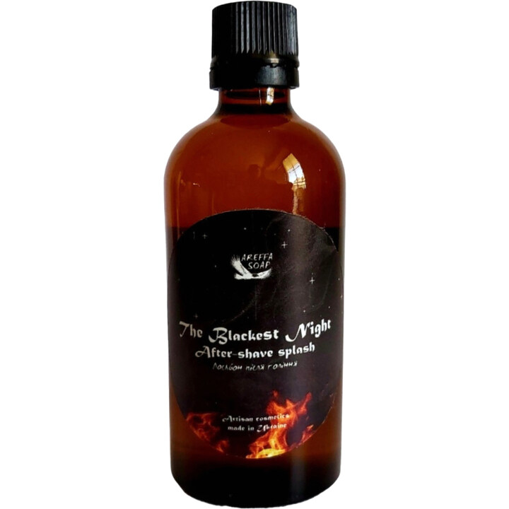 The Blackest Night by Areffa Soap perfume bottle