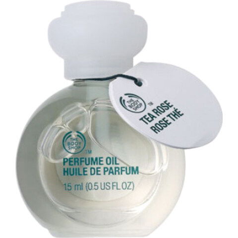 Tea Rose by The Body Shop perfume bottle
