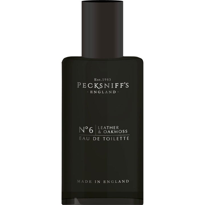 N°6 Leather & Oakmoss by Pecksniff's perfume bottle