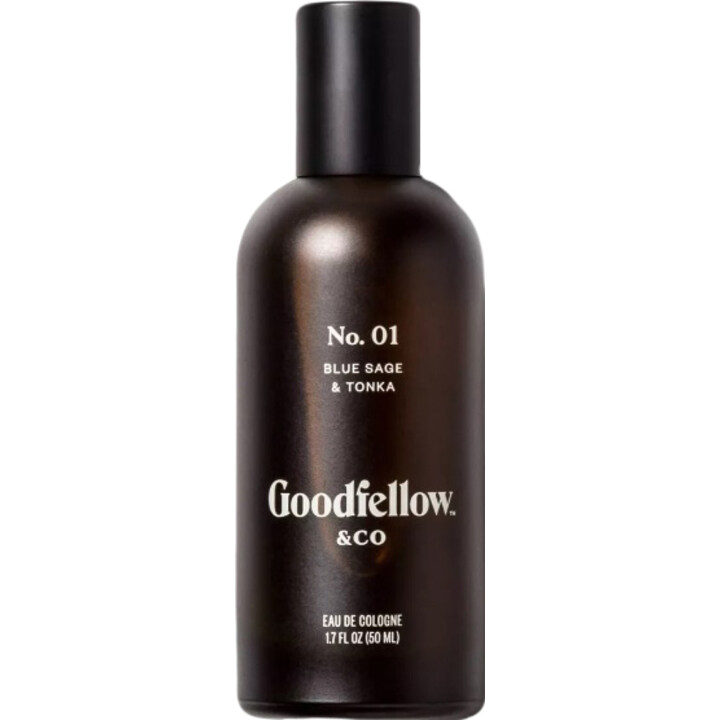 No. 01 Blue Sage & Tonka (Eau de Cologne) by Goodfellow & Co perfume bottle