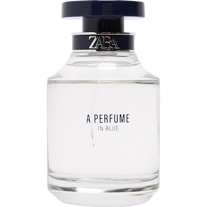 A Perfume In Blue by Zara perfume bottle