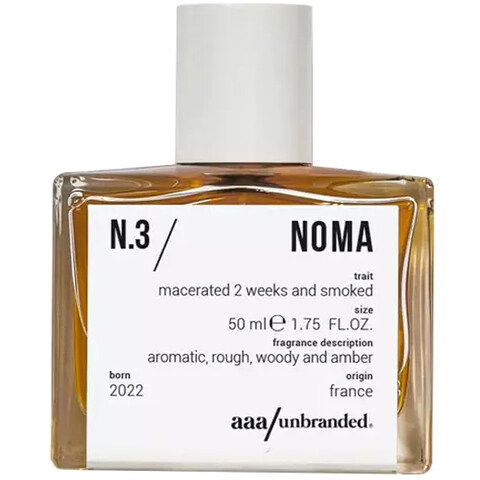 N.3/Noma by aaa/unbranded perfume bottle