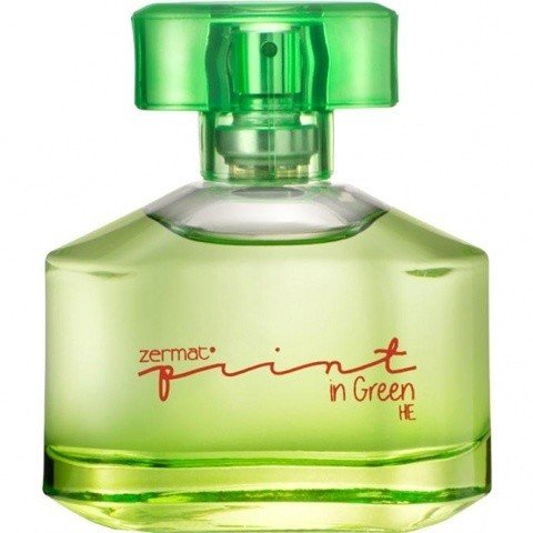 Print in Green by Zermat perfume bottle