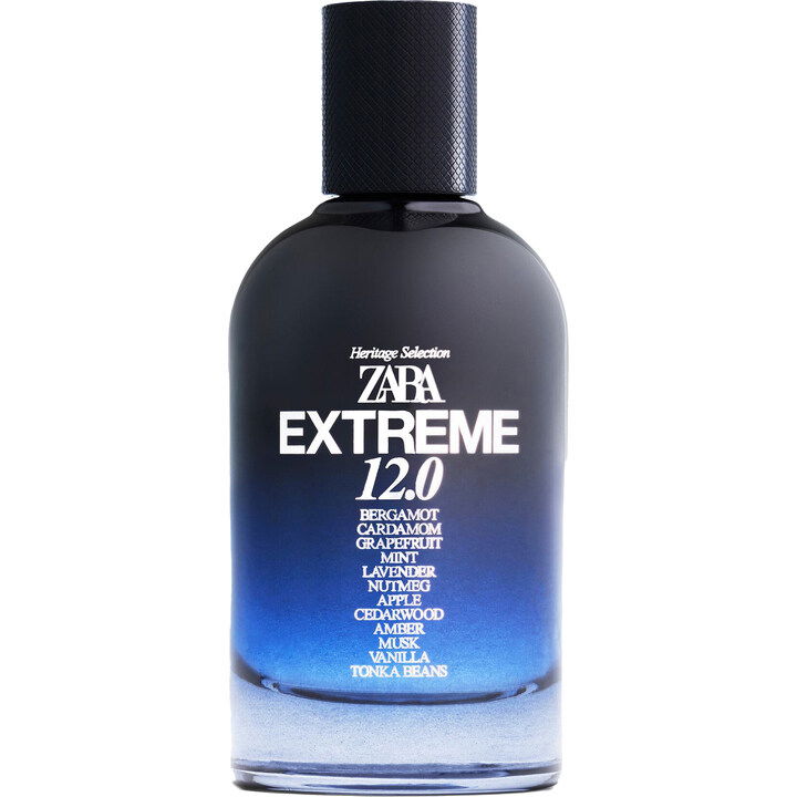 Extreme 12.0 by Zara perfume bottle
