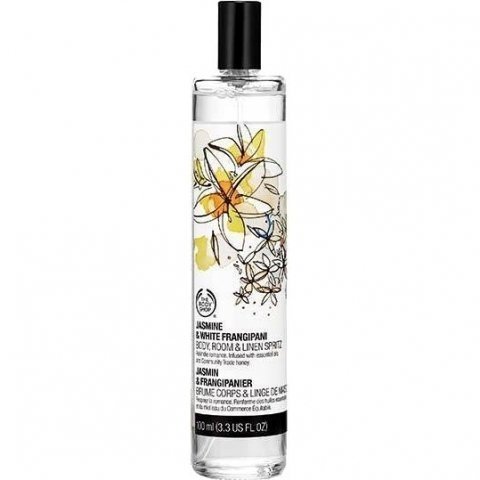 Jasmine & White Frangipani by The Body Shop perfume bottle