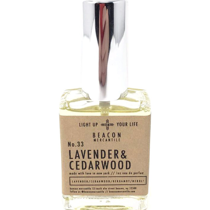 No.33 Lavender & Cedarwood EDP by Beacon Mercantile perfume bottle